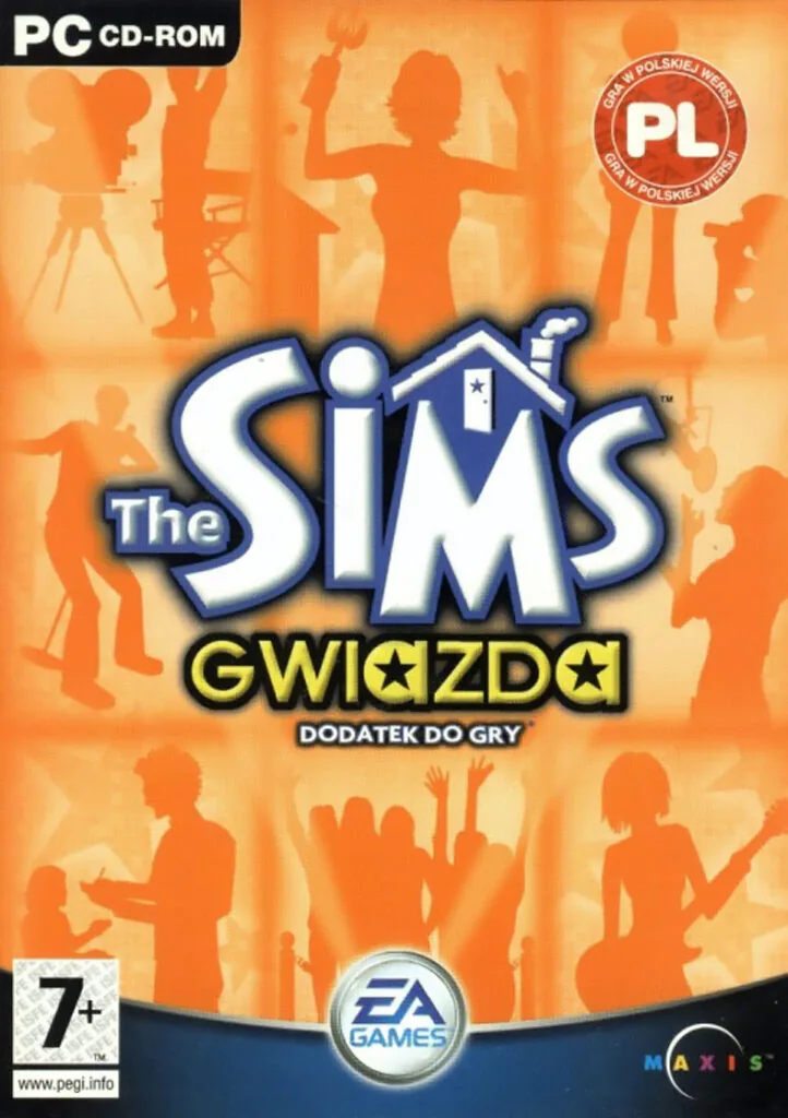 Okładka The Sims 1 Gwiazda