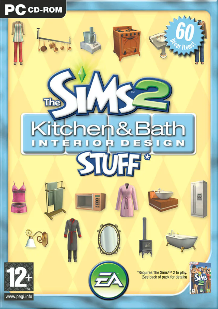 The Sims 2 Kuchnia i Łazienka Wystrój Wnętrz Akcesoria