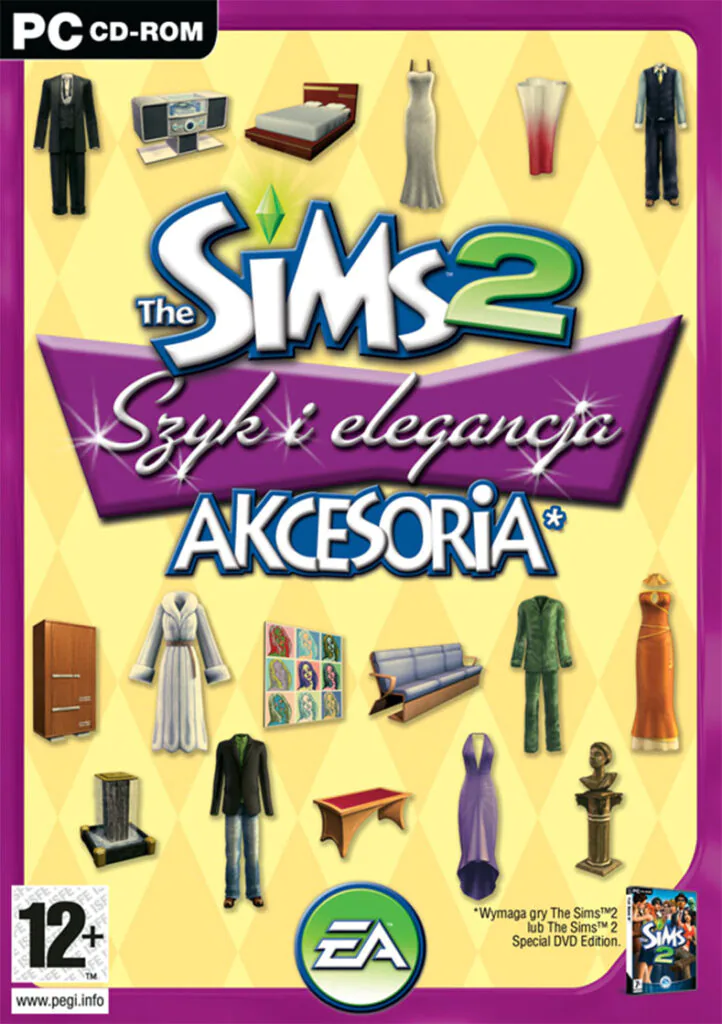 The Sims 2 Szyk i Elegancja Akcesoria