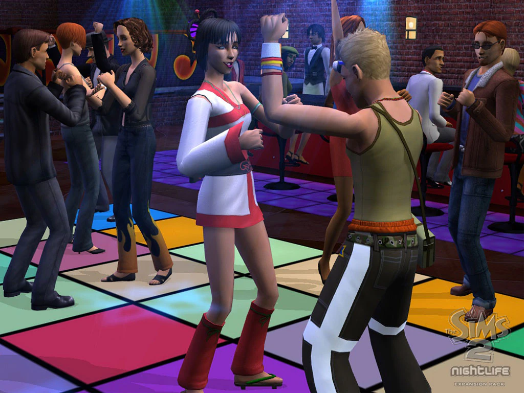 The Sims 2 Nocne Życie fryzury