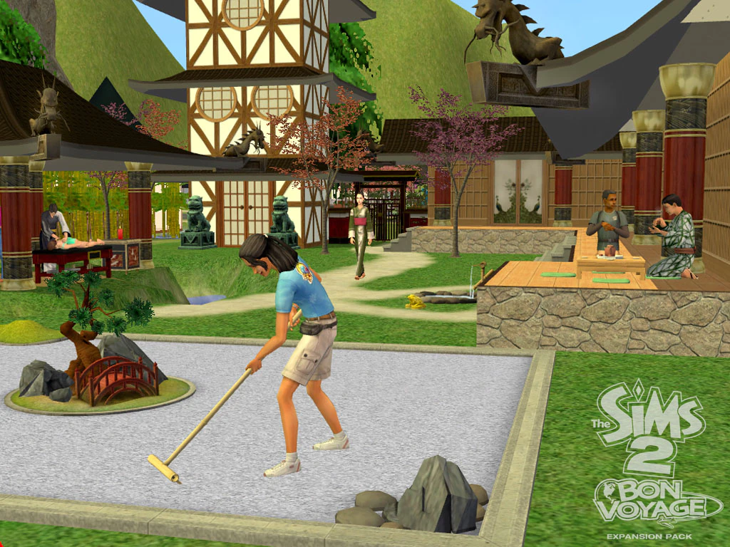 The Sims 2 Podróże fryzury