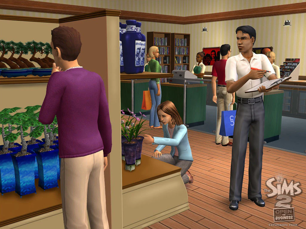 The Sims 2 Własny Biznes fryzury